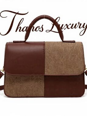 (4pc)Brown and Tan Women's Handbag Bundle